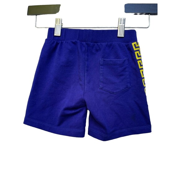 Versace Shorts Royal Blue And Yellow Logo Toddler Size 24 Months - Picture 2 of 9